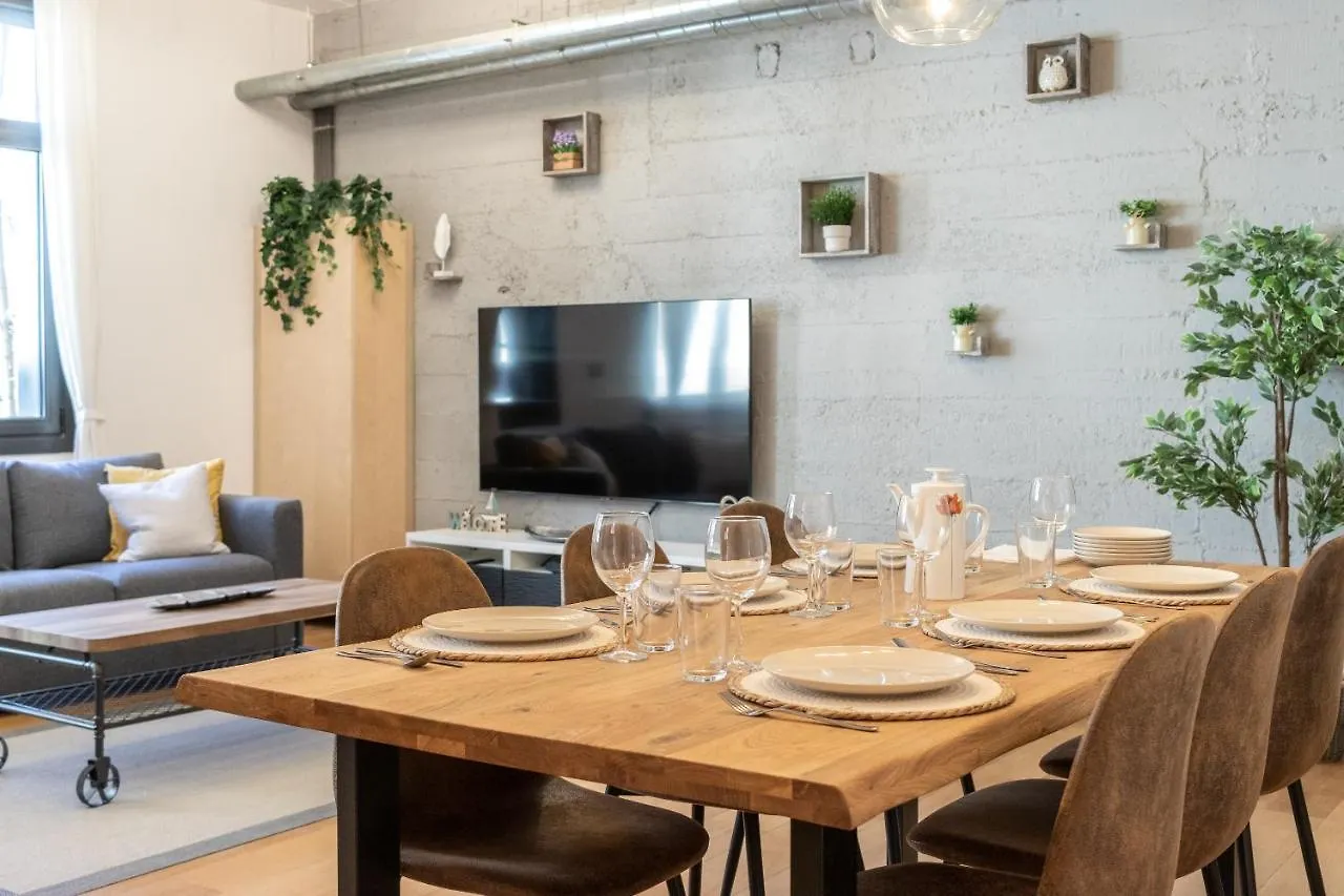 New! Lovely 3-Bedroom Loft In Bilbao Appartement